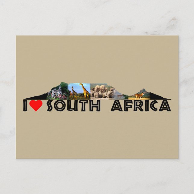 Tafelberge Postkarte (Vorderseite)