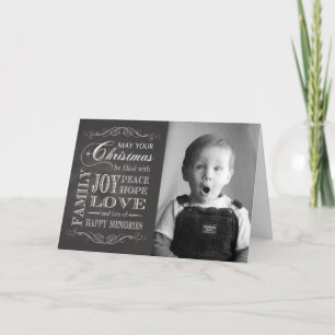 Tafelbild-personalisiertes Foto Weihnachten erfüll