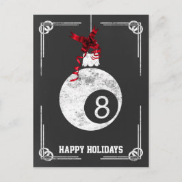 Tafelbillard Weihnachtskarten Feiertagspostkarte