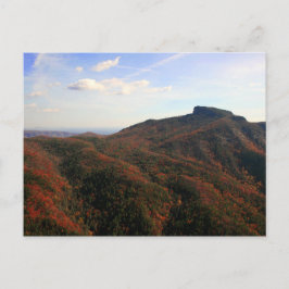 Tafelfelsen der Linville-Schlucht im Herbst, NC Postkarte
