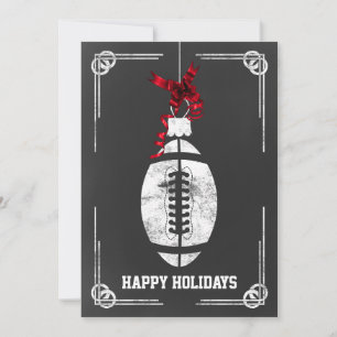 Tafelfußballspieler Weihnachtskarten Feiertagskarte