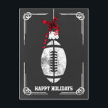 Tafelfußballspieler Weihnachtskarten Feiertagspostkarte<br><div class="desc">Fußball-Schmuck Holiday Grußkarten von Interesse. Berufliche Urlaubskarten sind branchenspezifische Urlaubskarten. Diese Beruf-spezifischen Urlaubskarten werden Ihren Urlaubsszenarien eine Touch Einzigartigkeit verleihen</div>