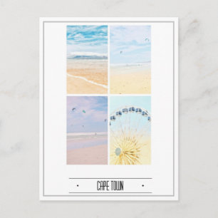 Tafelgebirge in Kapstadt Pastell Postkarte