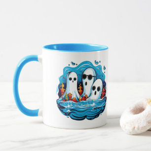 Tafelgeister zu Halloween Tasse