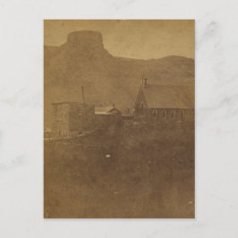 Tafelrock mit Blick auf die Goldene Stadt Postkarte