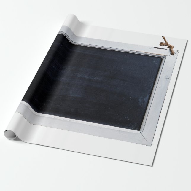 Tafelschild schwarz geschenkpapier (Ungerollt)