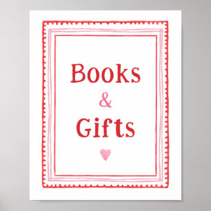 Tafelsignatur für digitale Buchungen und Geschenke Poster