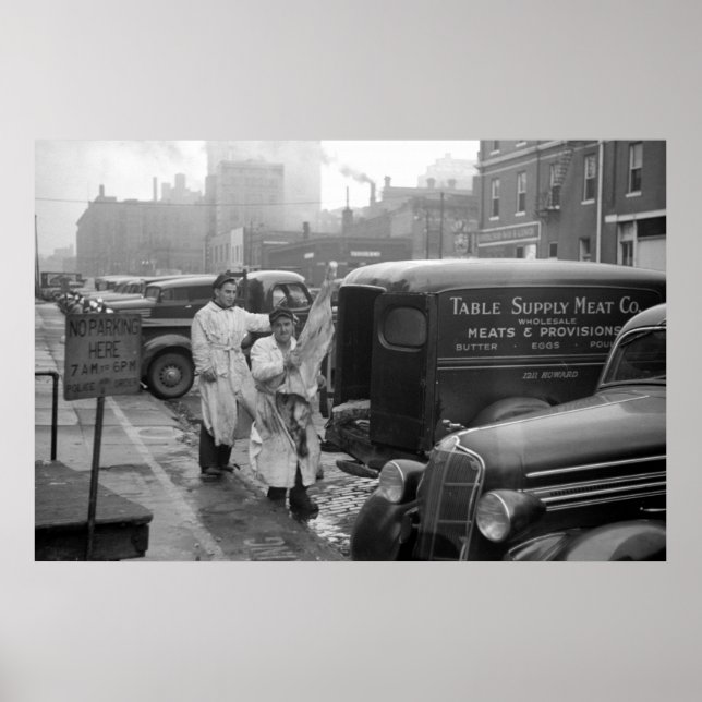 Tafelvorrat Fleisch Co., Omaha: 1938 Poster (Vorne)