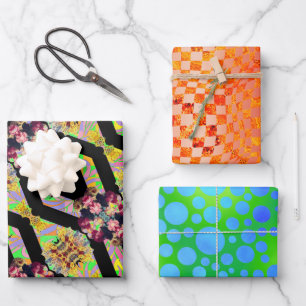 Taffi Op Art Argos Sampler Geschenkpapier Set