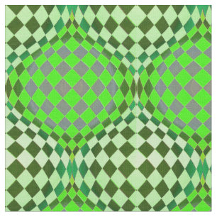 Taffi Op Art Gras Grün Stoff