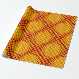 Taffi Tuck Op Art Butterscotch Geschenkpapier
