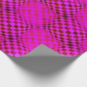 Taffi Tuck Op Art Fuschia Geschenkpapier