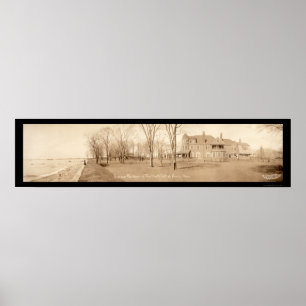 Taft House Beverly, MA Foto 1909 Poster