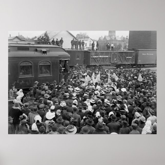 Taft-Wahlkampfrede: 1908 Poster (Vorne)