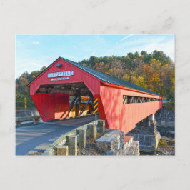 Taftsville Covered Bridge, Vermont Postkarte