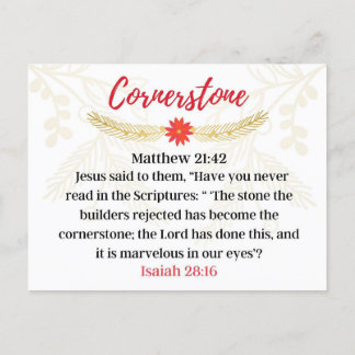 Tag 18. Namen Jesu | Cornerstone Advent Postkarte