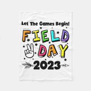 Tag 2023 Lass The Games Begin Kids Boys Girls Teac Fleecedecke