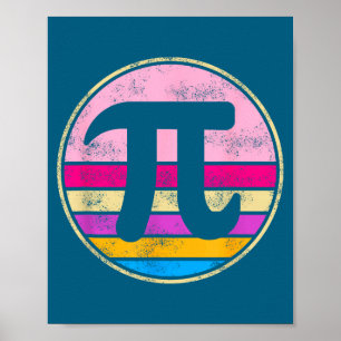 Tag 2026 Mathe-Liebhaber Mathematik Retro Vintage Poster
