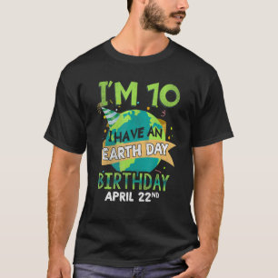 Tag 22. April Geburtstag Geboren Retten Sie den Pl T-Shirt