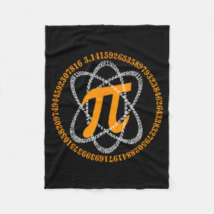 Tag 3,14 Zahlen Symbol Mathe Wissenschaft Geschenk Fleecedecke