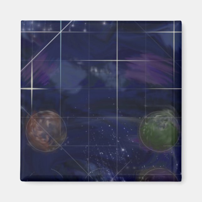 Tag 4 der Genesis: Sterne 2014 Magnet (Vorne)