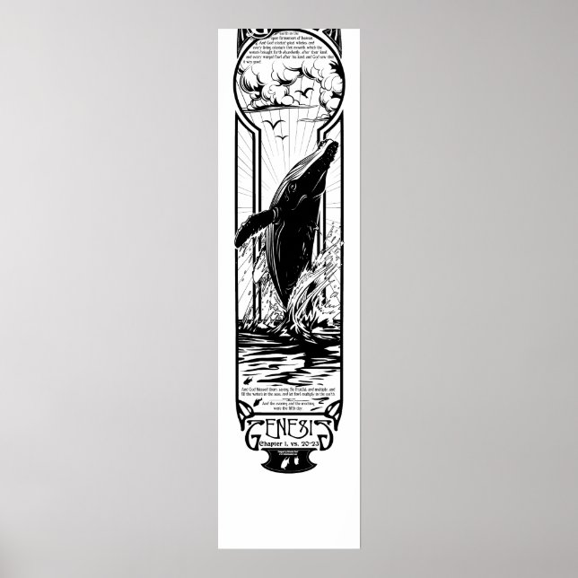 Tag 5 des Schöpfungsplans Poster (Vorne)