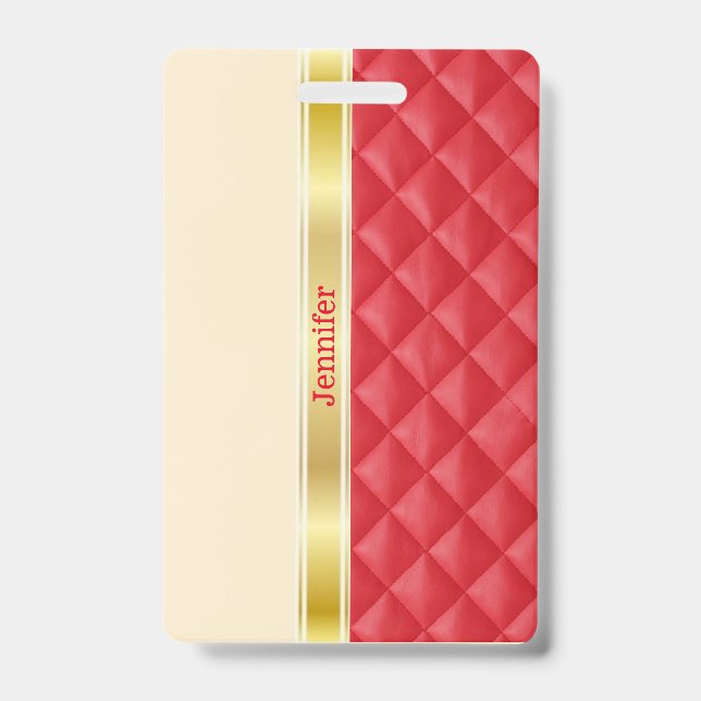 Tag/Abzeichen der Gold-Multifunktionsleiste Ausweis (Vorderseite)