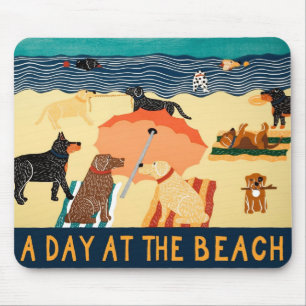 Tag am Beach Mousepad - Stephen Huneck