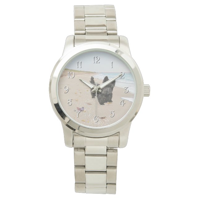 Tag am Strand Armbanduhr (Vorderseite)