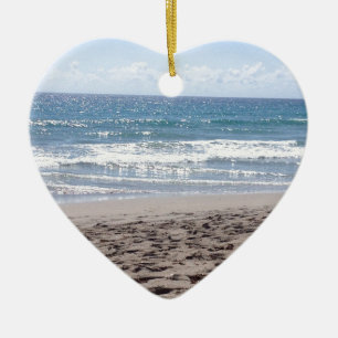 Tag am Strand Keramikornament