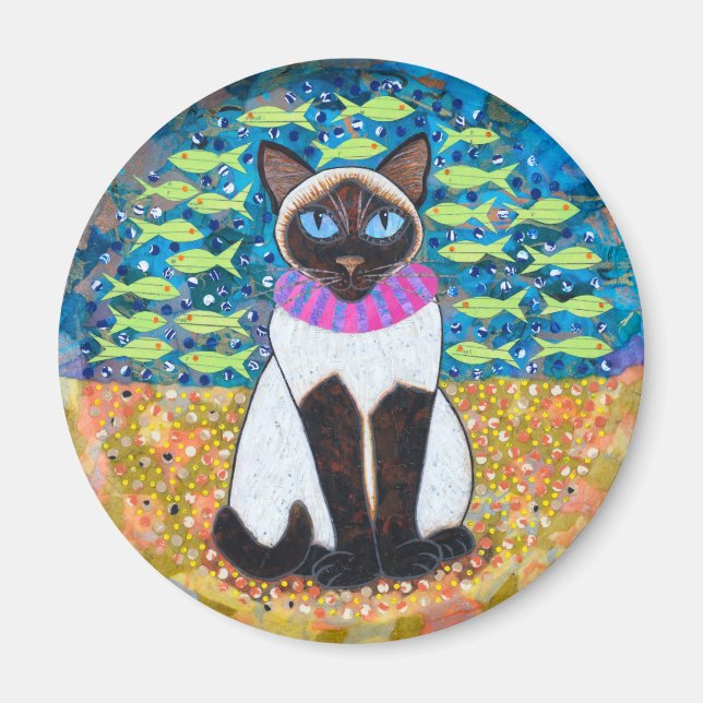 Tag am Strand Magnet (Vorne)