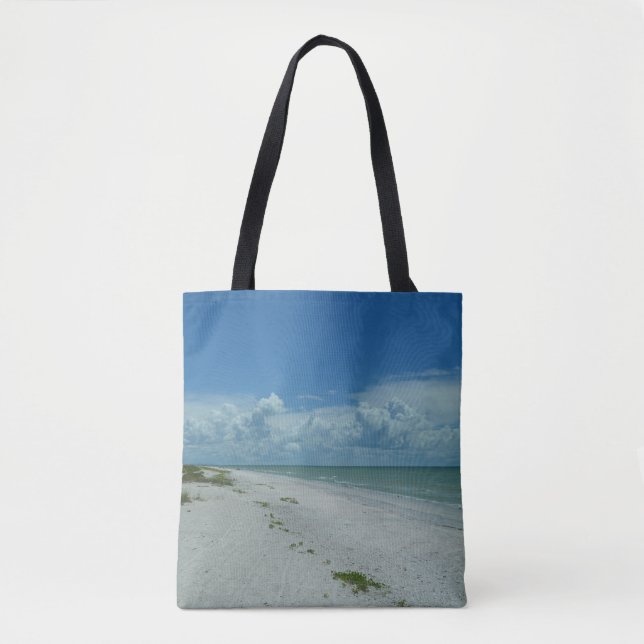 Tag am Strand mit tropischem Wasser (Vorderseite)