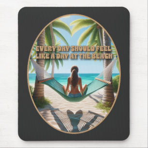 Tag am Strand Mousepad