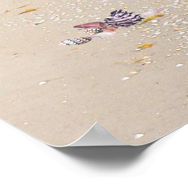 Tag am Strand Poster (Ecke)