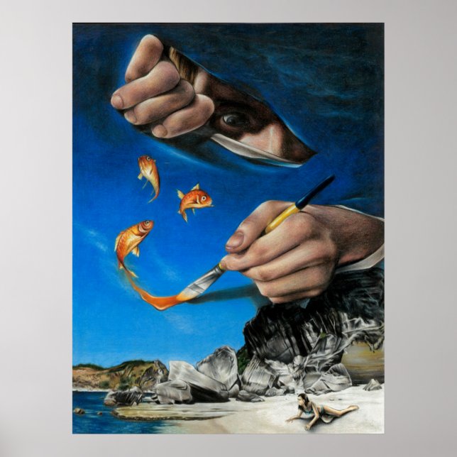 Tag am Strand Poster (Vorne)