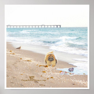 Tag am Strand Poster