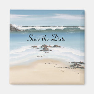 Tag am Strand Save the Date Magnet