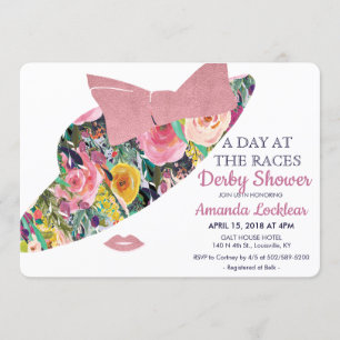 Tag bei Races Bridal Dusche Einladung