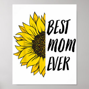 Tag Beste Mama je von Tochter Sohn Mama Kinder Poster