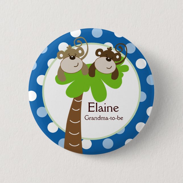 TAG "BLAUE NAMEN"-Schaltfläche "MONKETIME ZEIT" Button (Vorderseite)