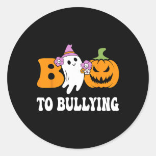 Tag Boo an die Schmähungen des Bewusstseins Ghost Runder Aufkleber