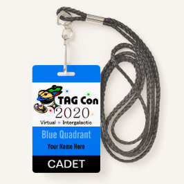 TAG Con 2020 - Blue Quadrant - Cadet Abzeichen Ausweis