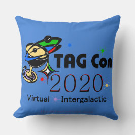 TAG Con 2020 - Virtual - Blue Quadrant Kissen