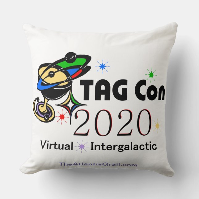 TAG Con 2020 - Virtual - Convention Kissen (Vorderseite)