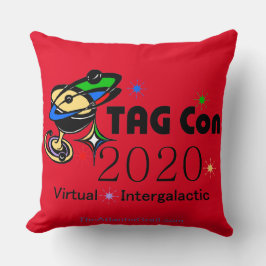 TAG Con 2020 - Virtual - Red Quadrant Kissen
