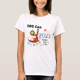 TAG Con 2023 Goldene Scheibe des Ra Convention T - T-Shirt