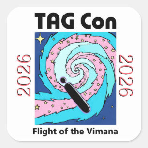 Tag Con 2026 - Flug der Vimana Aufkleber
