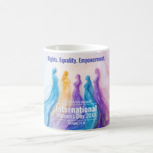 Tag der abstrakten Wasserfarben Kaffeetasse