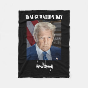 Tag der Amtseinführung 2025 - Donald Trump Präside Fleecedecke