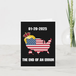 Tag der Amtseinführung 2025 Ende eines Fehlers 20  Karte